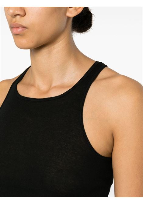 Black ribbed top - women RICK OWENS | RP01D2101MR09